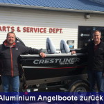 Crestliner Aluminium Angelboote zurück in Europa!!