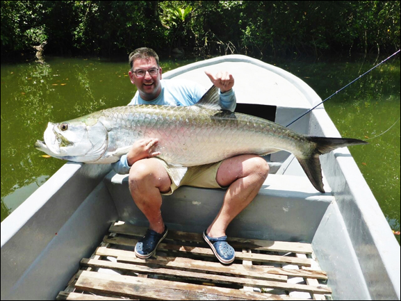 Dieser schöne Tarpon war einer meiner anglerischen Highlights.