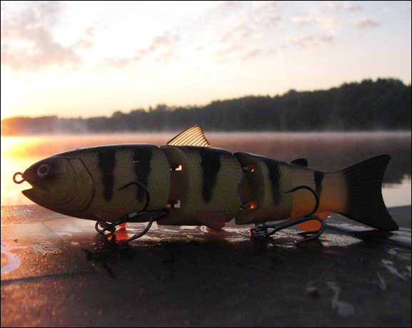 Große Swimbaits lassen sich mühelos werfen!